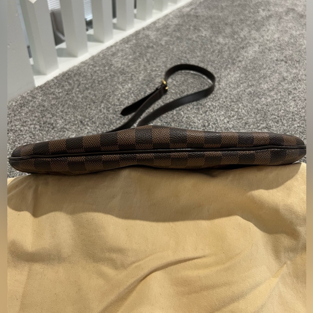 Louis Vuitton Brown Checkered Crossbody Messenger Bag - Picture 13 of 16